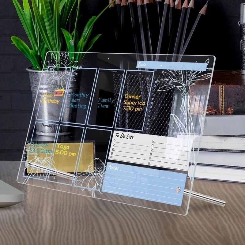 Tropical Style Cute Acrylic Handwriting Learning Board for Kids | Educational Toys