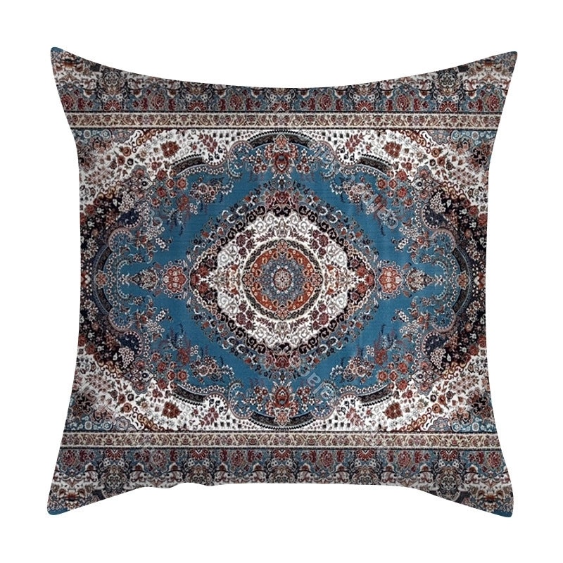Bohemian Geometric Peach Skin Cushion Covers|Home Decor Pillows