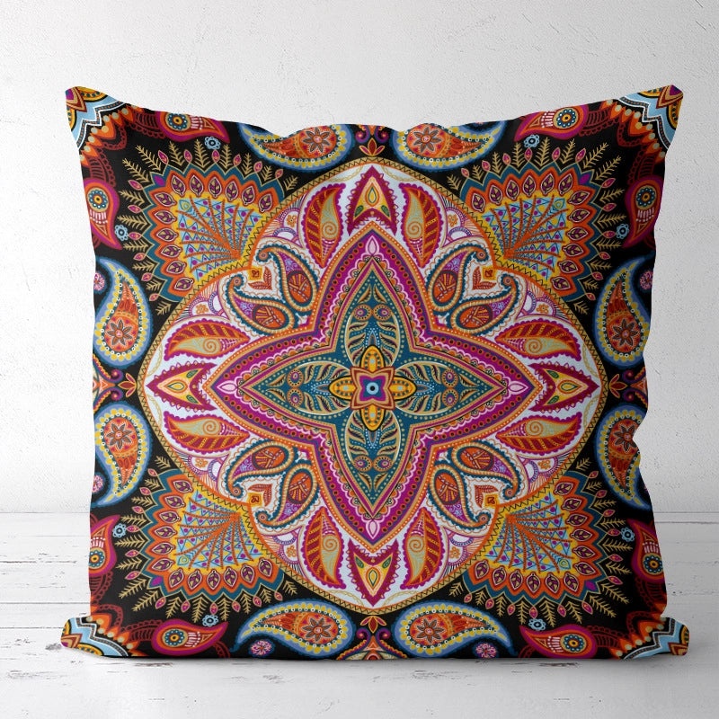 Vintage Printed Polyester Pillow Covers for Couch & Sofa | Home Decor Pillows