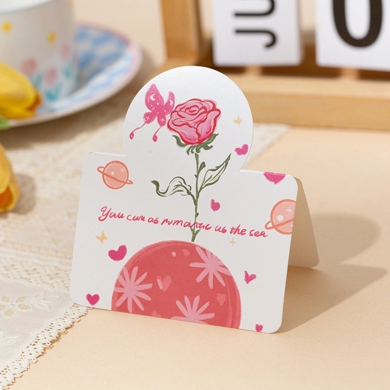 10 Pieces Cute Floral Letter Charms for Valentine's & Mother's Day Daily Wear | Jewelry Accessories