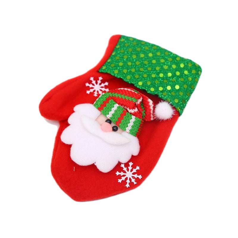 Festive Christmas Fabric Party Gift Bags for Holiday Celebration | Holiday Gift Bags