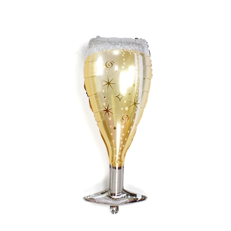 5 Pieces Romantic Beer & Wine Glass Balloons for Birthday Party Festival | Party Decorations Balloons