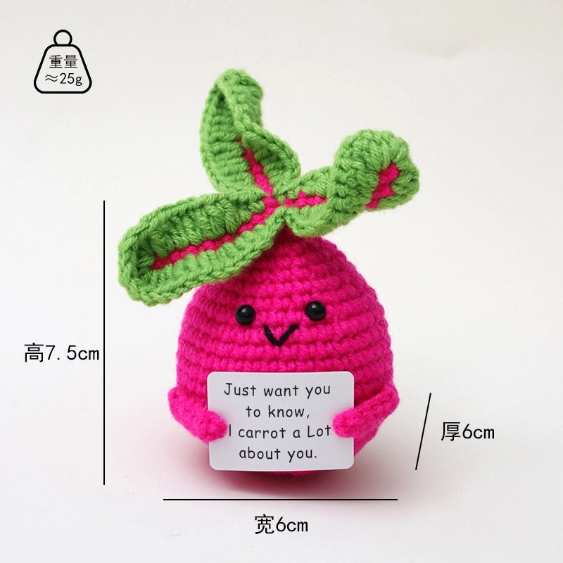 Adorable Fruit and Heart Shaped Floral Yarn Decor for Everyday Table Accents|Home Decor & Table Accessories