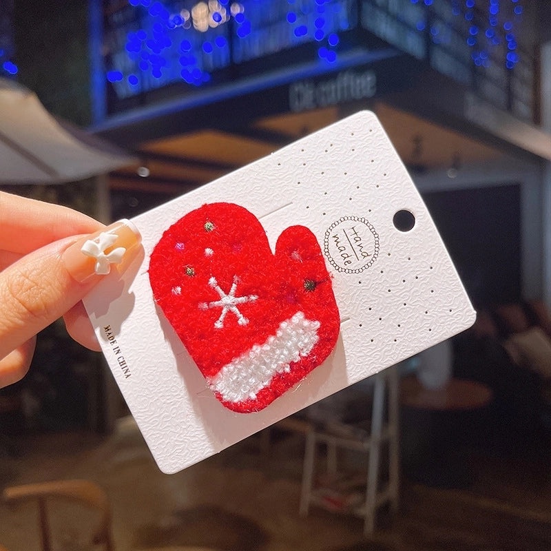 Minimalist Christmas Tree Hairpin with Bow Knot and Elk Design|Hair Accessories