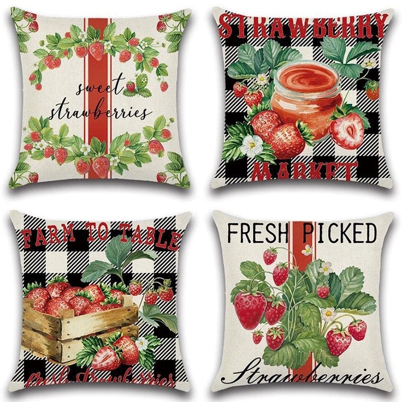 Christmas Geometric Snowflake Cartoon Cushion Cover for Couch Sofa | Home Decor & Cushions