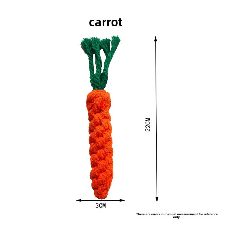 Pet Dental Chew Toy Cotton Rope Puzzle for Puppies Durable Bite Resistant Teeth Cleaning|Pet Supplies - Dog Toys