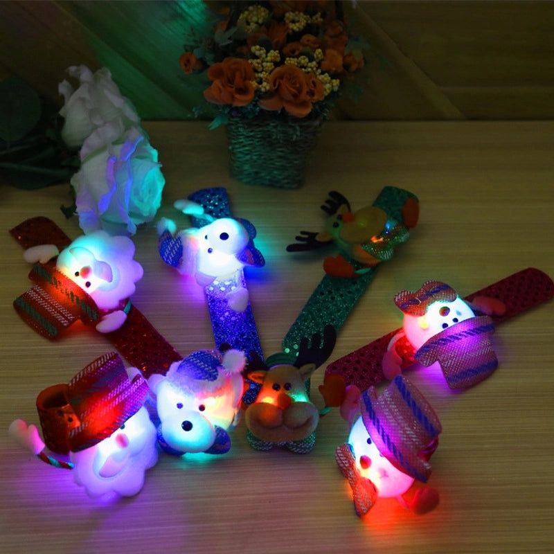 Luminous Christmas Clap Ring Fashion Accessories|Christmas Jewelry