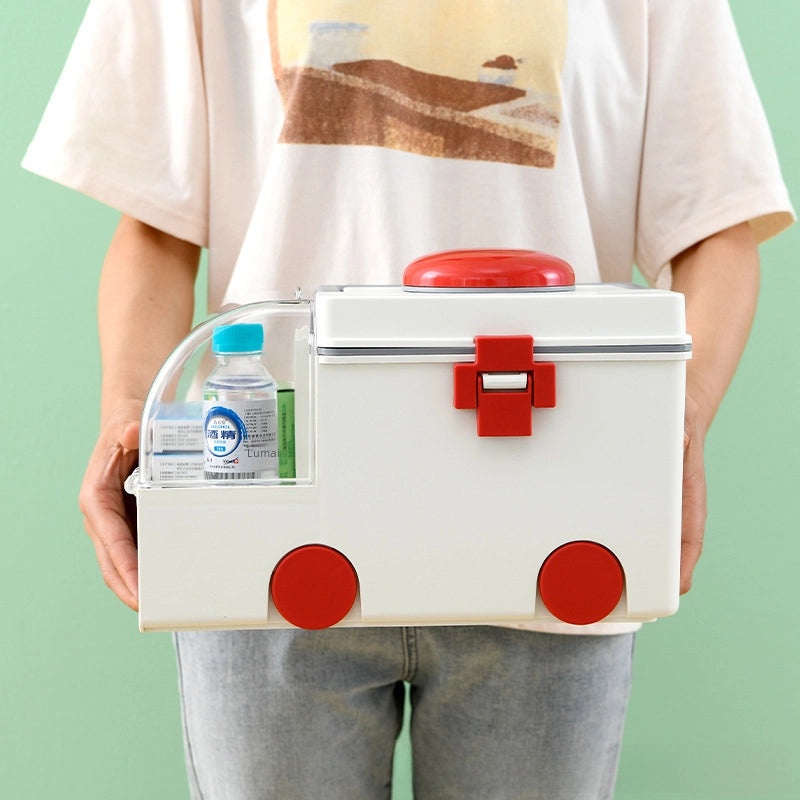 Portable Household First Aid Kit with Complete Medicine Storage Box | Health & Personal Care