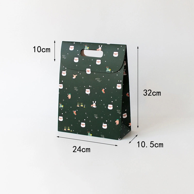 Festive Cartoon Christmas Gift Bags for Casual Party Presents | Gift Wrapping Supplies & Party Favors
