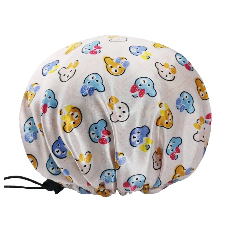 Adorable Fruit Patterned PE Shower Cap for Women|Shower Caps & Hair Care Accessories