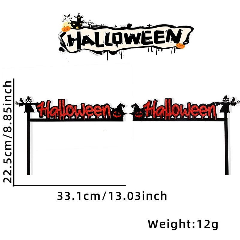 Halloween Cute Pumpkin and Bat Felt Decoration|Home Festival Decor