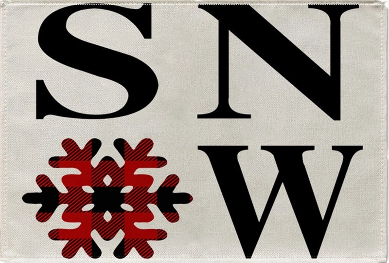 Vintage Cotton Linen Christmas Tree Letter Decoration|Home & Garden > Holiday Decor > Christmas Decorations