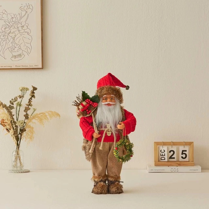 Festive Santa Claus PVC Christmas Party Decorations|Holiday Party Supplies