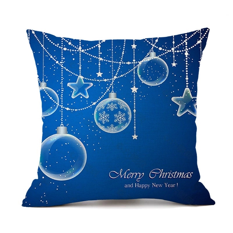 Christmas Snowflake Linen Pillow Covers for Couch Sofa Decor | Home & Living Pillows