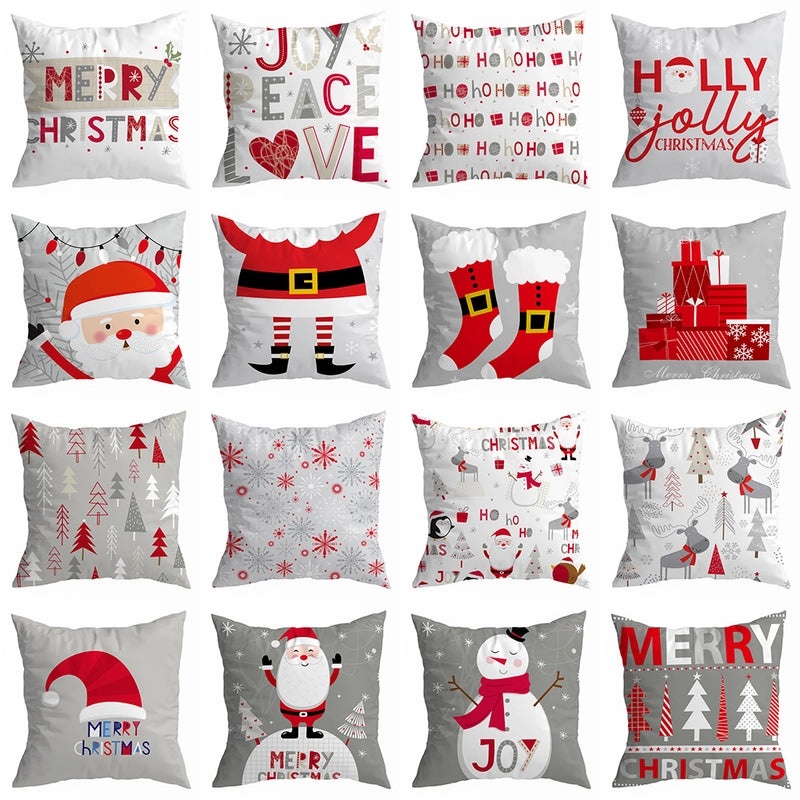 Cartoon Color Block Polyester Pillowcases for Couch Sofa Decorative Covers|Home Decor & Pillows