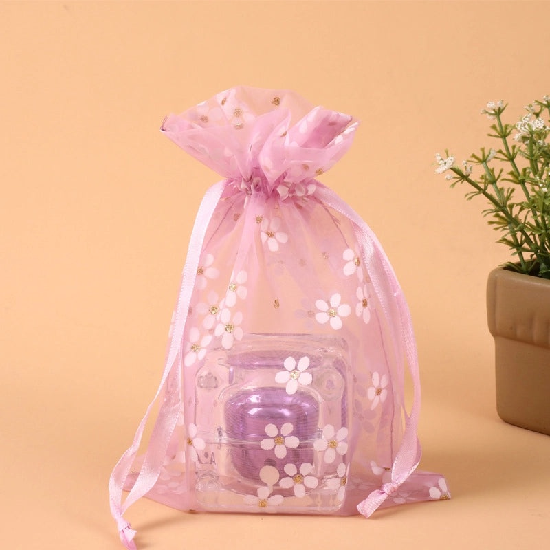 20 Pieces Elegant Organza Flower Gift Bags for Wedding Party Favor | Party Supplies & Gift Packaging