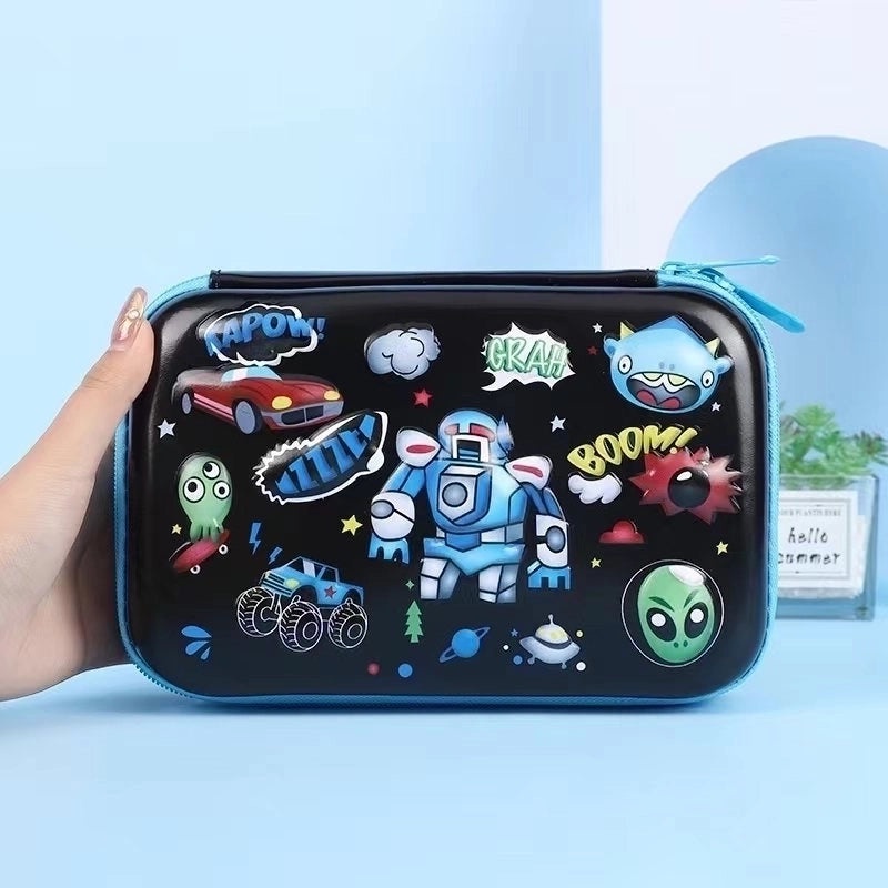 Cute EVA PU Cartoon Pencil Case for School Supplies | School Stationery