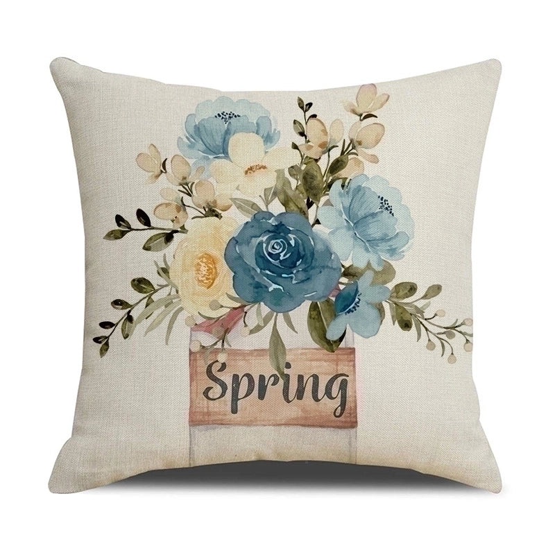 Classic Minimalist Color Block Linen Pillow Covers|Home Decor Pillows