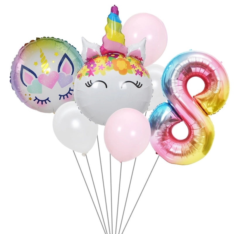 Colorful Star Rainbow Aluminum Foil Balloons for Home Party Carnival Decoration|Party Supplies Balloons