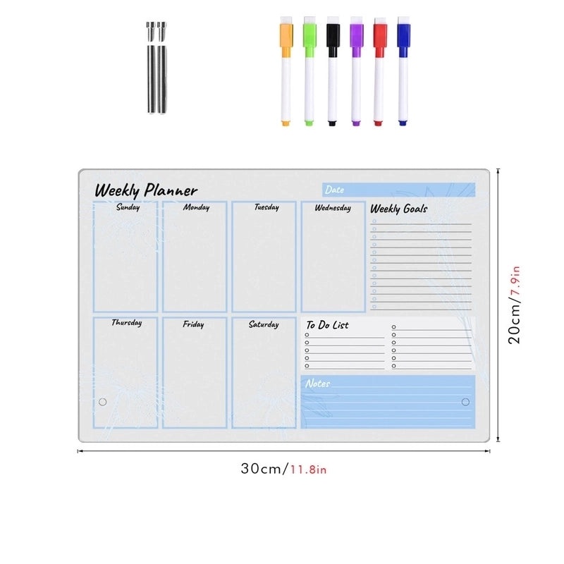Tropical Style Cute Acrylic Handwriting Learning Board for Kids | Educational Toys