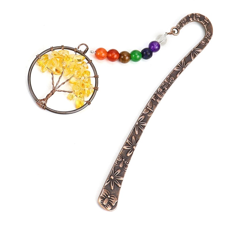 Vintage Natural Gravel Crystal Handmade Bookmark | Jewelry & Accessories