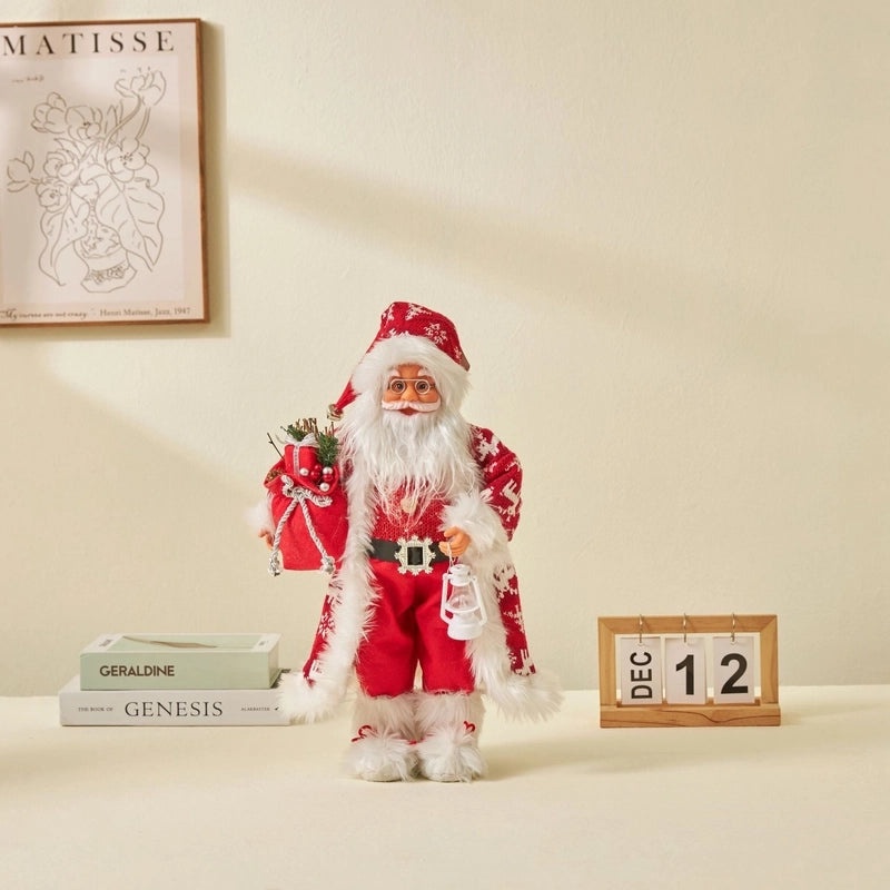 Festive Santa Claus PVC Christmas Party Decorations|Holiday Party Supplies