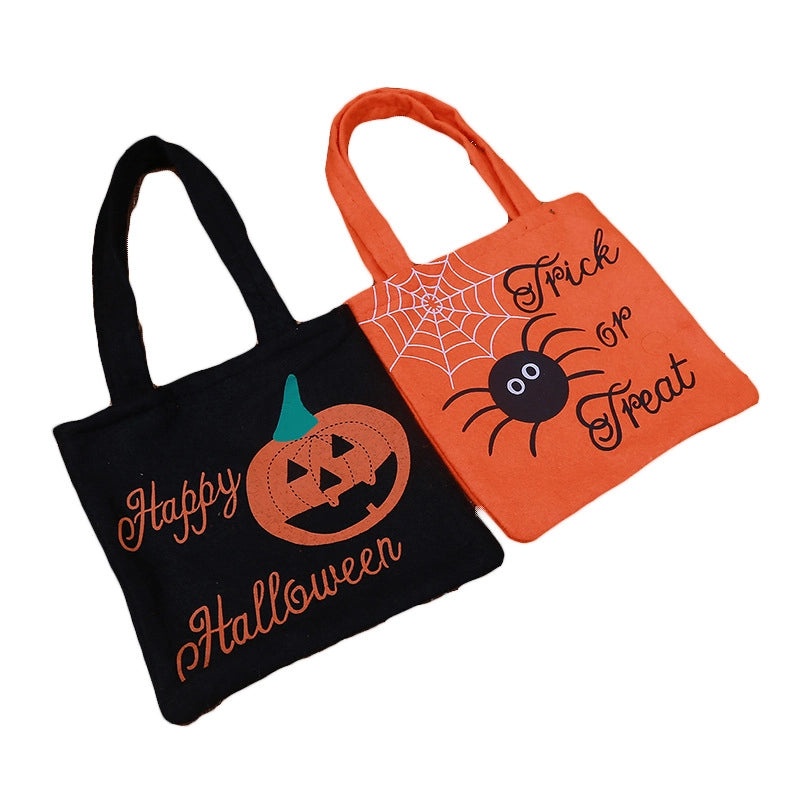 Spooky Halloween Pumpkin Tote Bag Perfect for Trick-or-Treating|Bags & Accessories