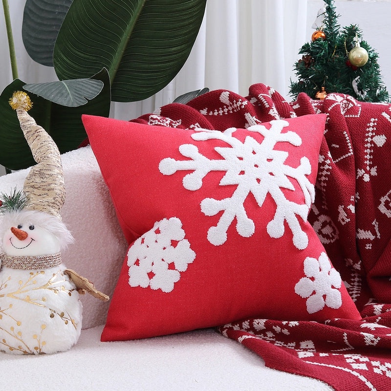 Christmas Tree and Reindeer Plush Pillow Covers|Home Decor Pillows