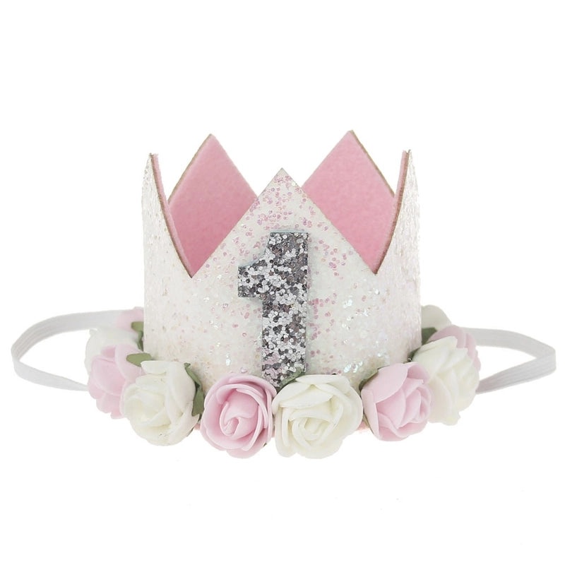 5 Pieces Fashion Crown Plastic Flower Party Headbands|Hair Accessories