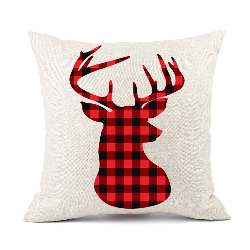 Christmas Snowflake Linen Pillow Covers for Couch Sofa Decor | Home & Living Pillows