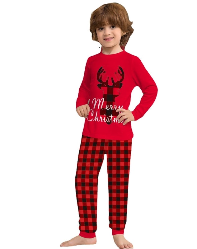 Christmas Reindeer Themed Cozy Home Pajamas|Christmas Pajamas