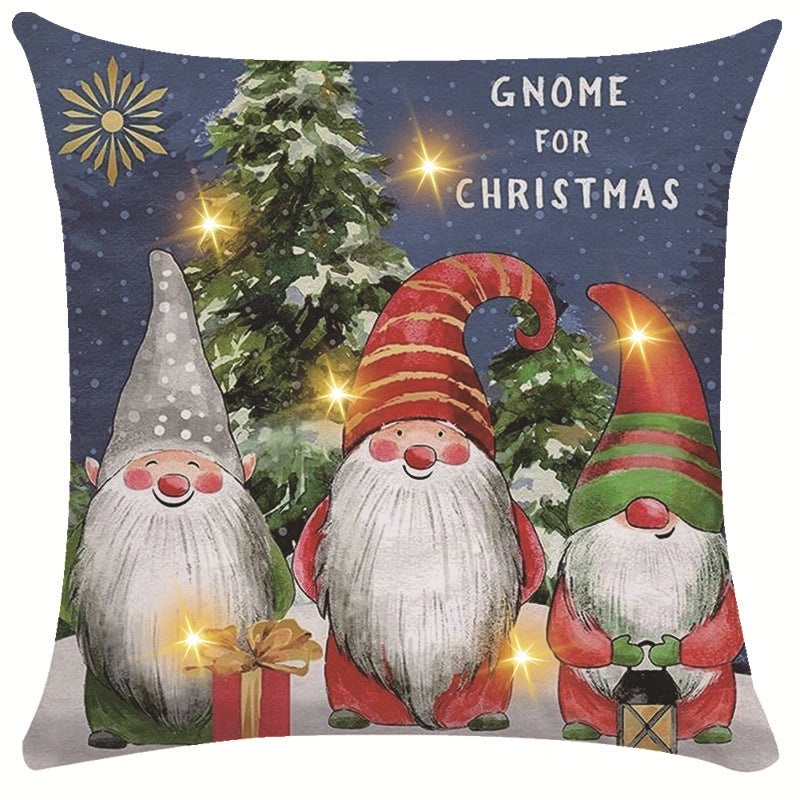 Festive Snowflake Throw Pillow Cover for Couch & Sofa | Home Decor Ornaments