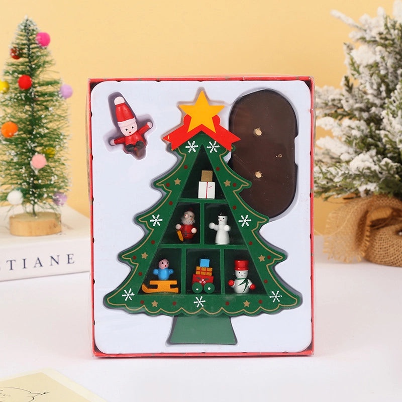 Minimalist Wooden Christmas Tree Decorative Ornament for Holiday Home Decor|Holiday Decorations