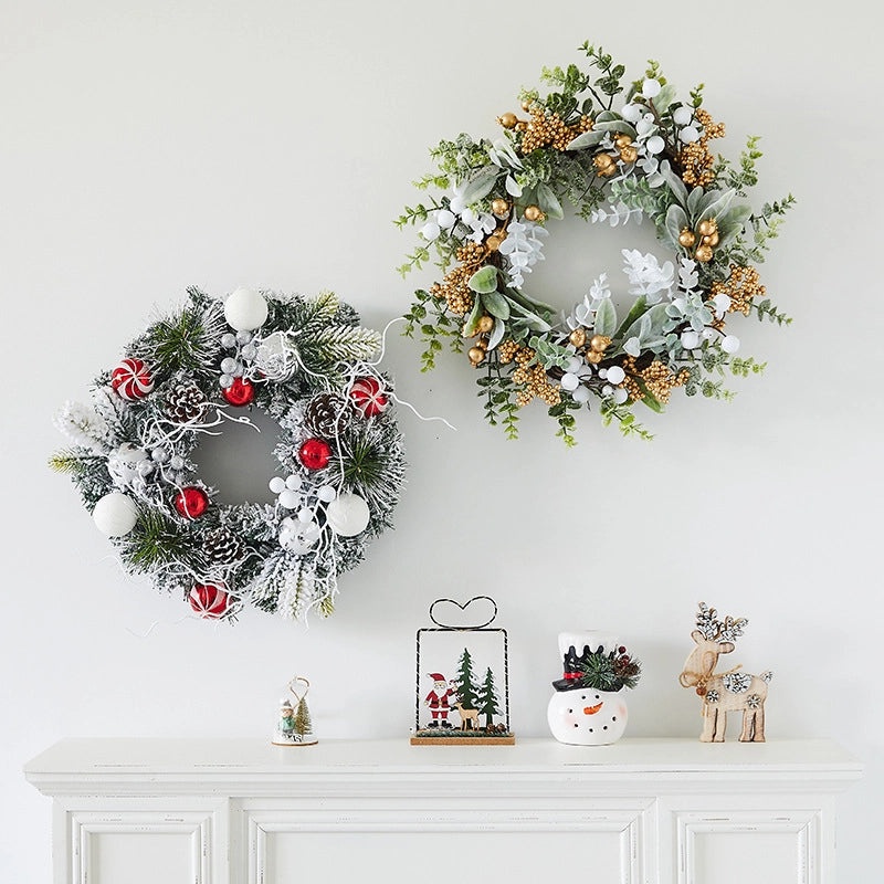 Festive Christmas Wreath Ornament for Home and Tree Window Hanging|Christmas Decorations