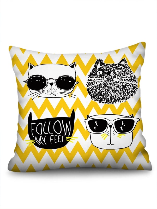 Nordic-Inspired Cartoon Linen Texture Pillow Covers|Home Decor Pillows