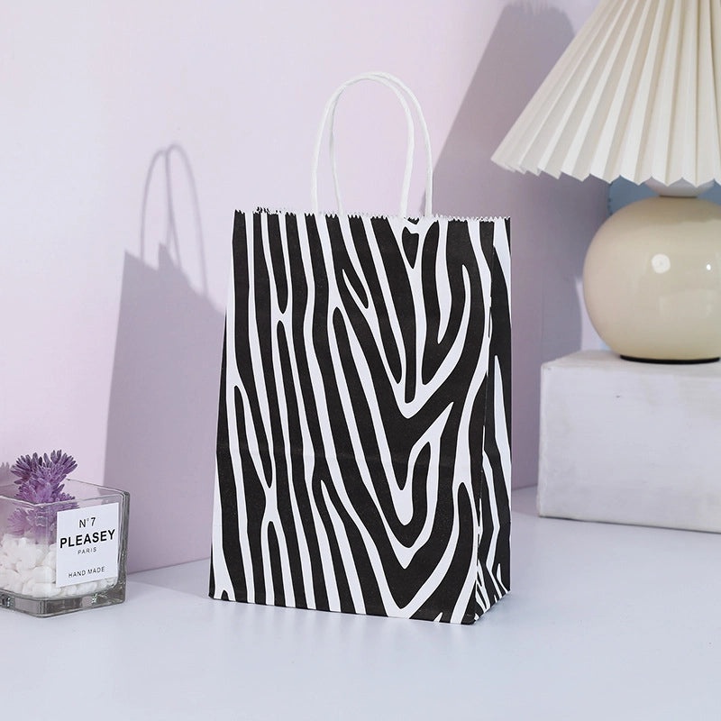 Cute Animal Print Kraft Paper Gift Bags for Children's Day|Party Supplies & Gift Bags