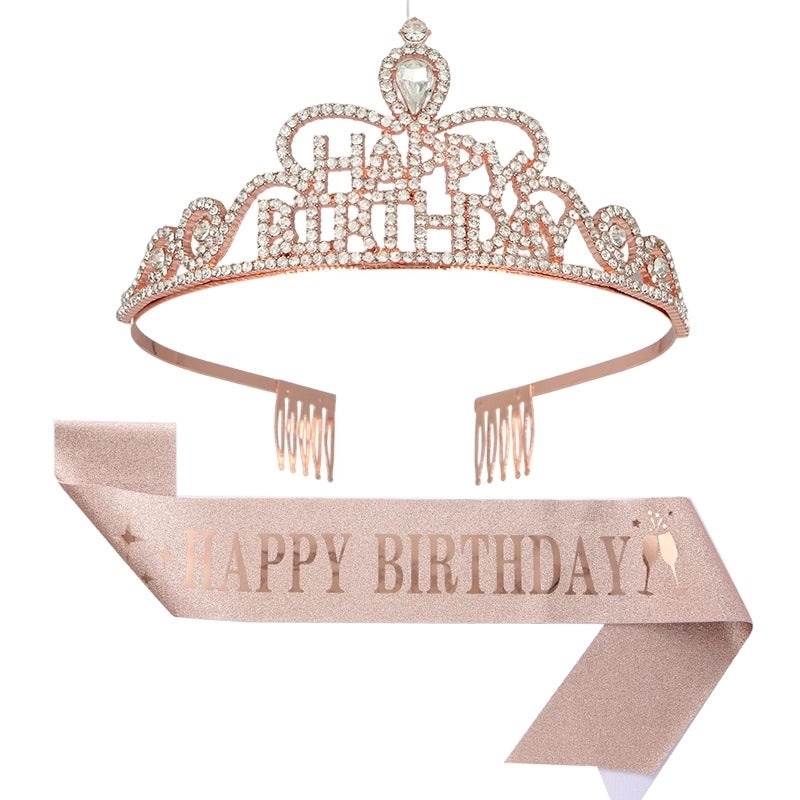 Stylish Metal Crown Letter Set - 2 Pieces | Jewelry & Accessories