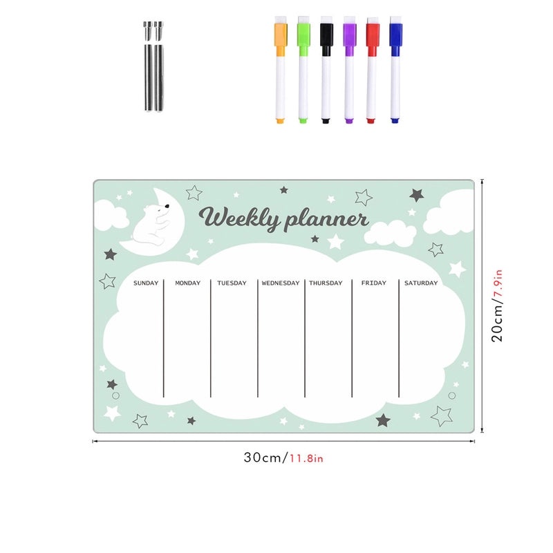 Tropical Style Cute Acrylic Handwriting Learning Board for Kids | Educational Toys