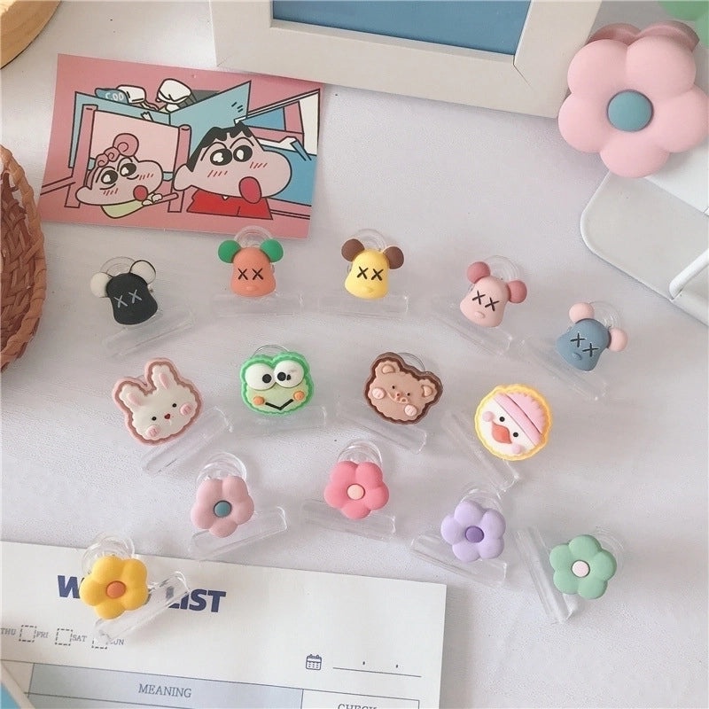 Cute Cartoon Christmas Plastic Clips for Storage | Home Organization Accessories