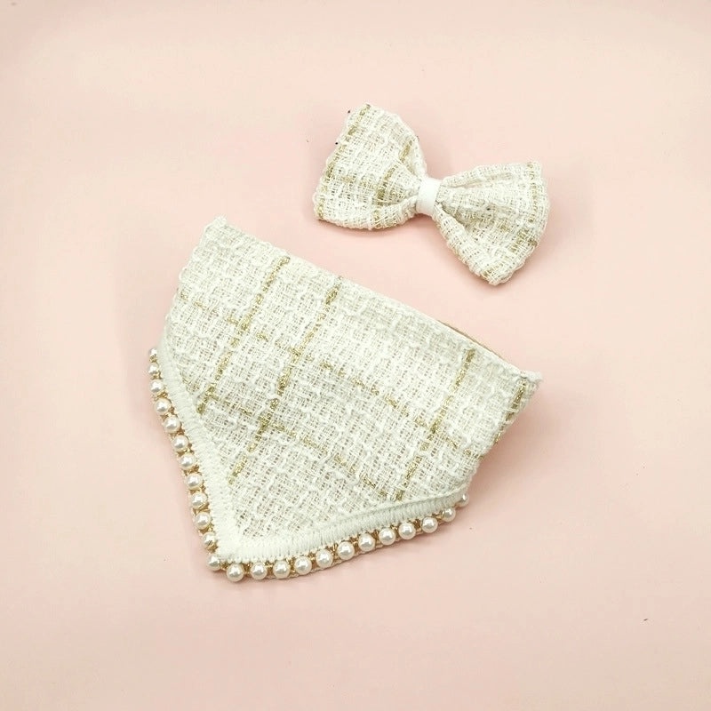 Adorable Polyester Bow Tie Pet Scarf for Dogs and Cats|Pet Accessories