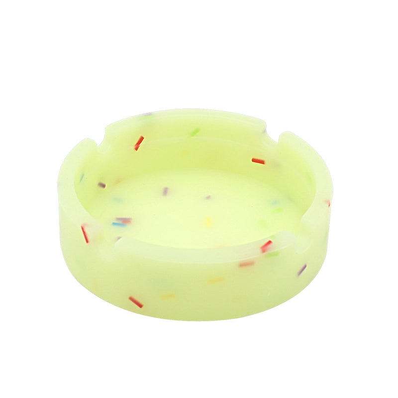 Minimalist Solid Color Silicone Ashtray Decorative Ornament|Home Decor & Accessories