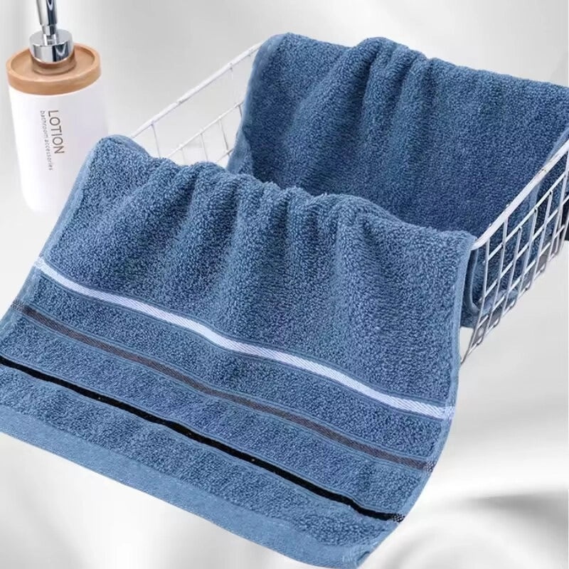 Gaoyang Thick Soft Dark Cotton Towel for Adults, Absorbent Household Stall Use | Home & Living Textiles
