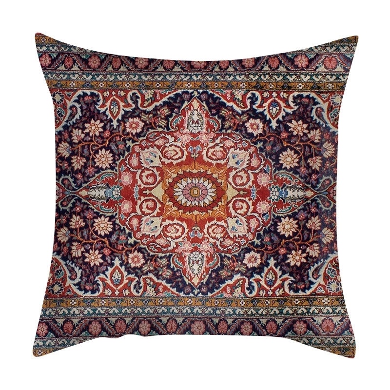 Bohemian Geometric Peach Skin Cushion Covers|Home Decor Pillows