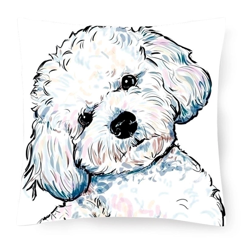 Adorable Country Style Cartoon Dog Plush Cushion|Home Decor Pillows