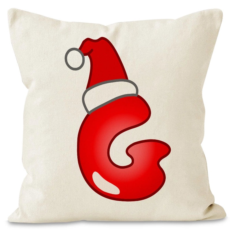 Nordic Christmas Pillow Covers Cute Modern Santa Hat Linen Polyester Sofa Cushion Cases|Home Decor Pillows