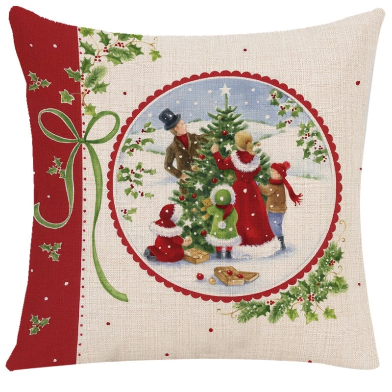 Adorable Santa Claus Letter Fiber Pillow Covers|Home Decor Pillows