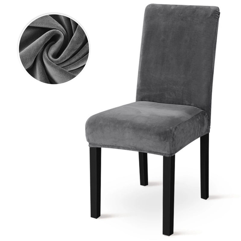 Elegant Solid Color Polyester Chair Cover | Home Decor & Furniture Accessories