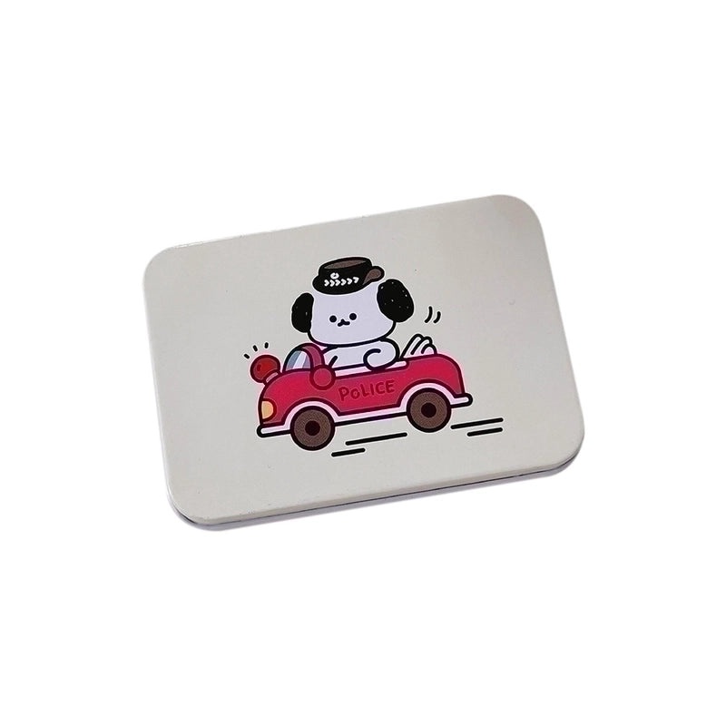 Jelly Dog Iron Storage Box for Girls Candy Box Desktop Jewelry Organizer Sticker Holder|Home Storage & Organization