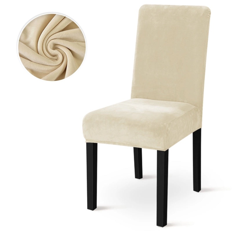 Elegant Solid Color Polyester Chair Cover | Home Decor & Furniture Accessories