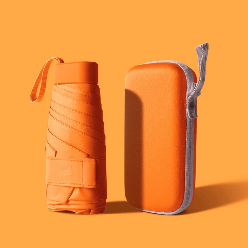 Ultra Light 60% UV Protection Folding Sun Umbrella for Women | Portable Pocket Sunshade with Custom Logo | Promotional Item | Fashion Accessories